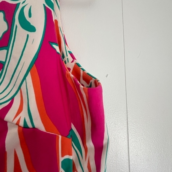 Anne Klein tropical print shift dress size 10 - Picture 4 of 14